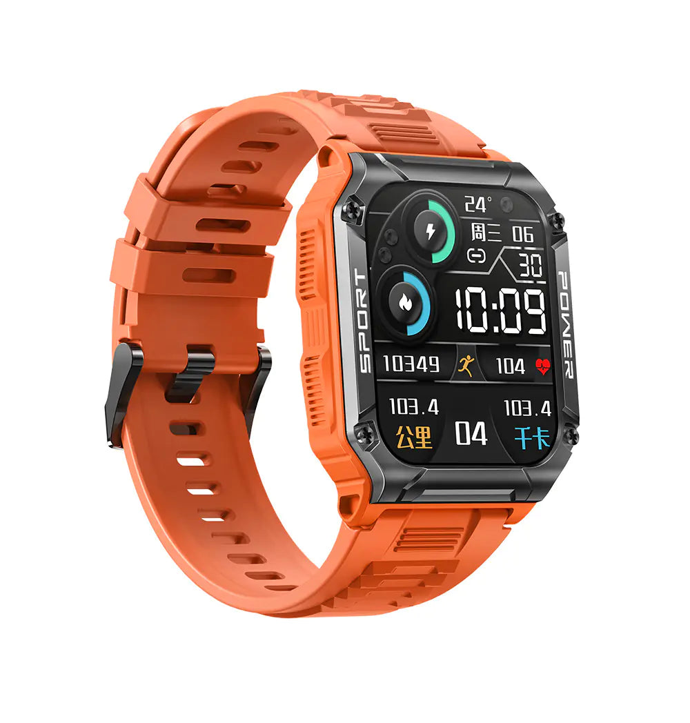 400 Smartwatch with 1.95" Screen, Bluetooth, and Compass