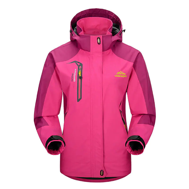 Plus Size Outdoor Men's and Women's Hooded Jackets