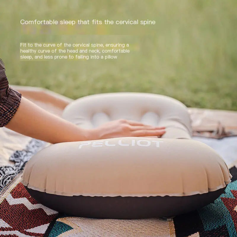 S151 Portable Inflatable Camping Neck Pillow for Travel