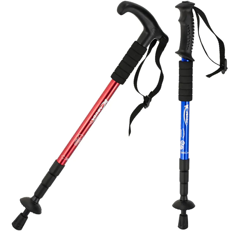 106 Authentic Abuda Four-Section Hiking Poles for Outdoors