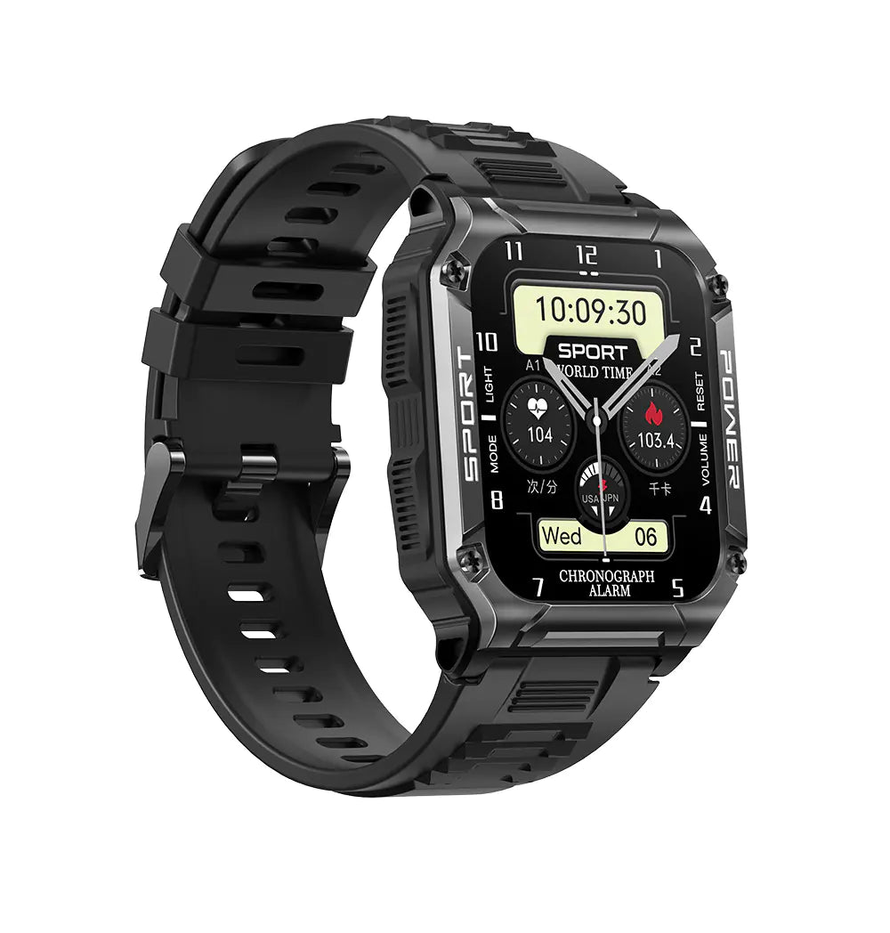 400 Smartwatch with 1.95" Screen, Bluetooth, and Compass
