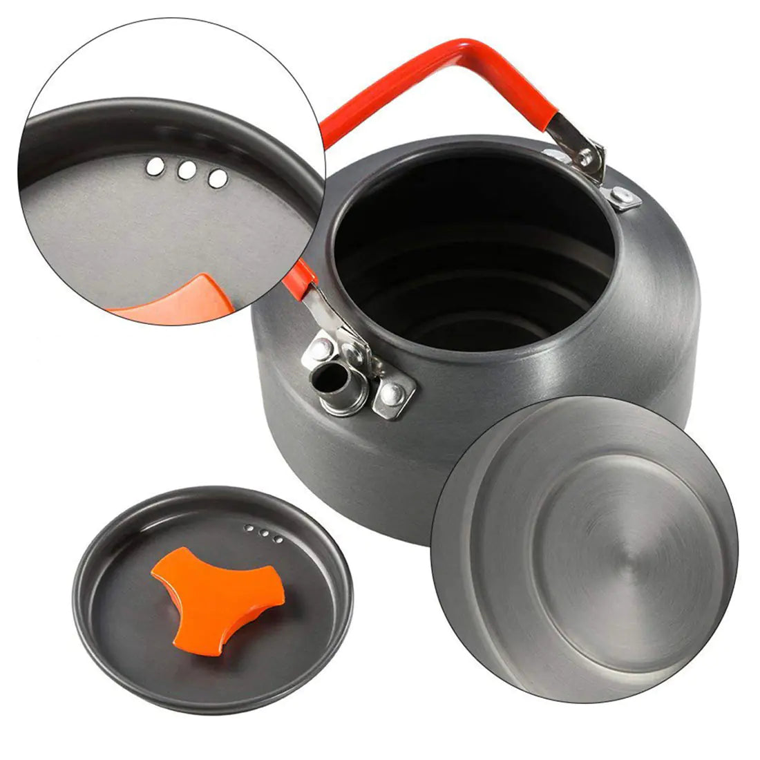 600 Outdoor Cooking Pot Set for Hiking and Camping