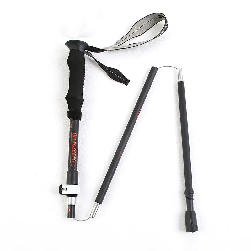 101 Outdoor Folding Five-section Straight Trekking Pole Trekking Pole