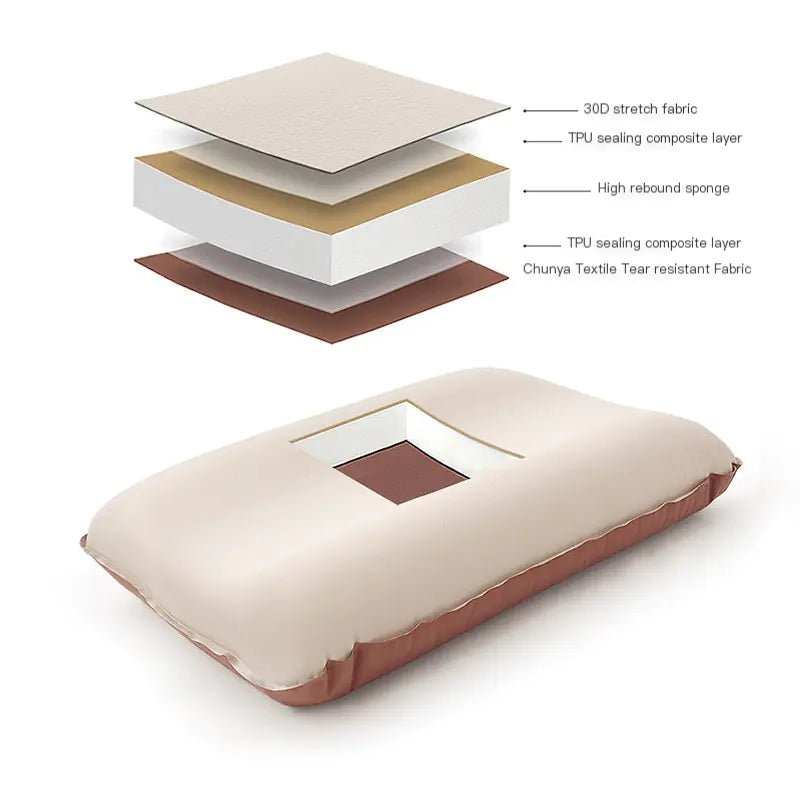 S150 Outdoor Camping Tent Pillow - Foldable & Inflatable