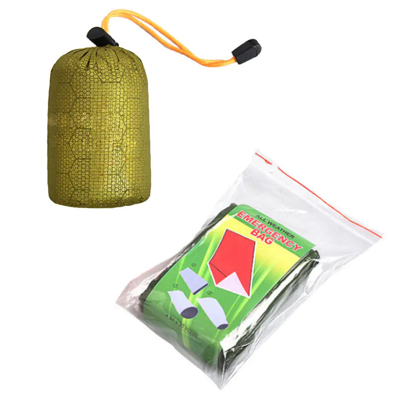 S107 Outdoor Emergency Sleeping Bag with Storage Bag