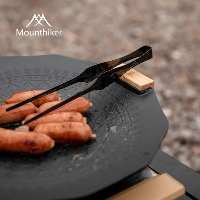 304 Stainless Steel Camping Grill Tongs for Outdoor Cooking