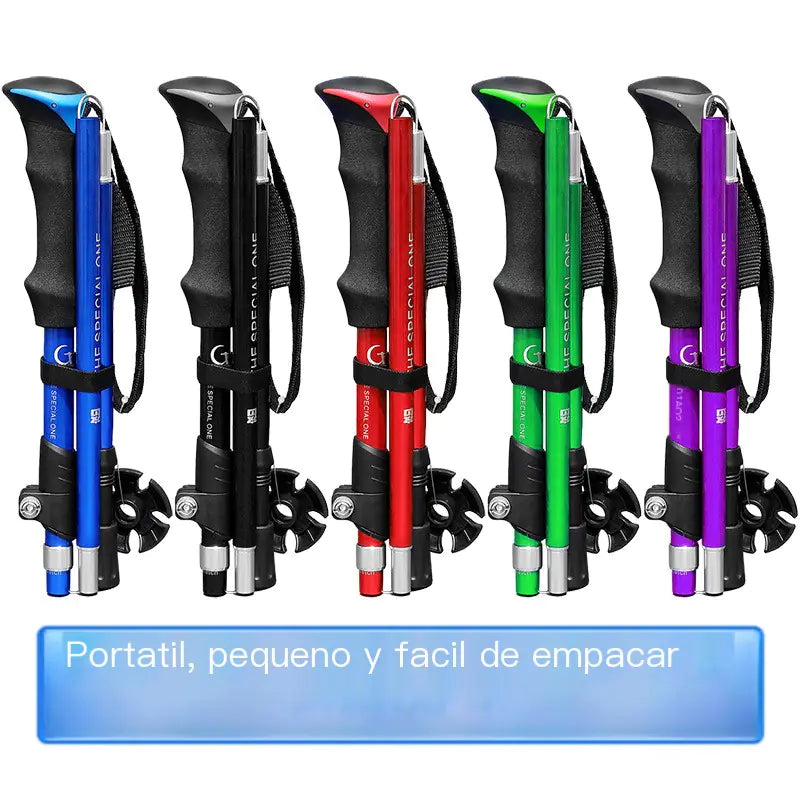 105 New Lightweight Folding Aluminum Trekking Poles