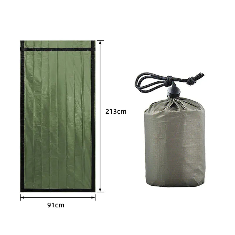 S107 Outdoor Emergency Sleeping Bag with Storage Bag