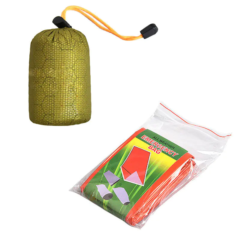 S107 Outdoor Emergency Sleeping Bag with Storage Bag
