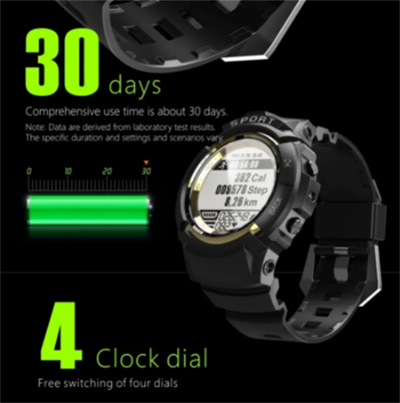 S816 Waterproof Heart Rate Compass Sports Watch