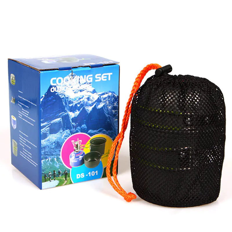 Outdoor Cooking Gear Set for 1-2 Person Camping
