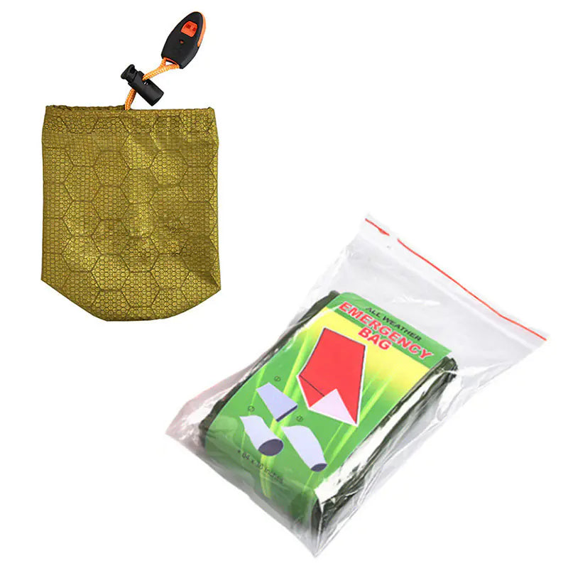 S107 Outdoor Emergency Sleeping Bag with Storage Bag