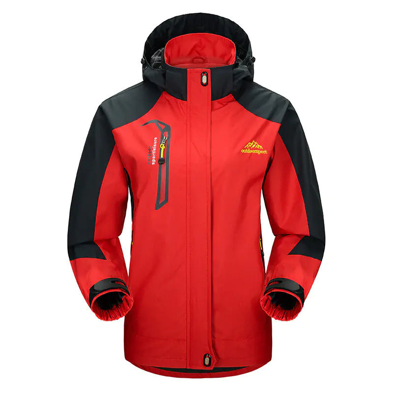 Plus Size Outdoor Men's and Women's Hooded Jackets