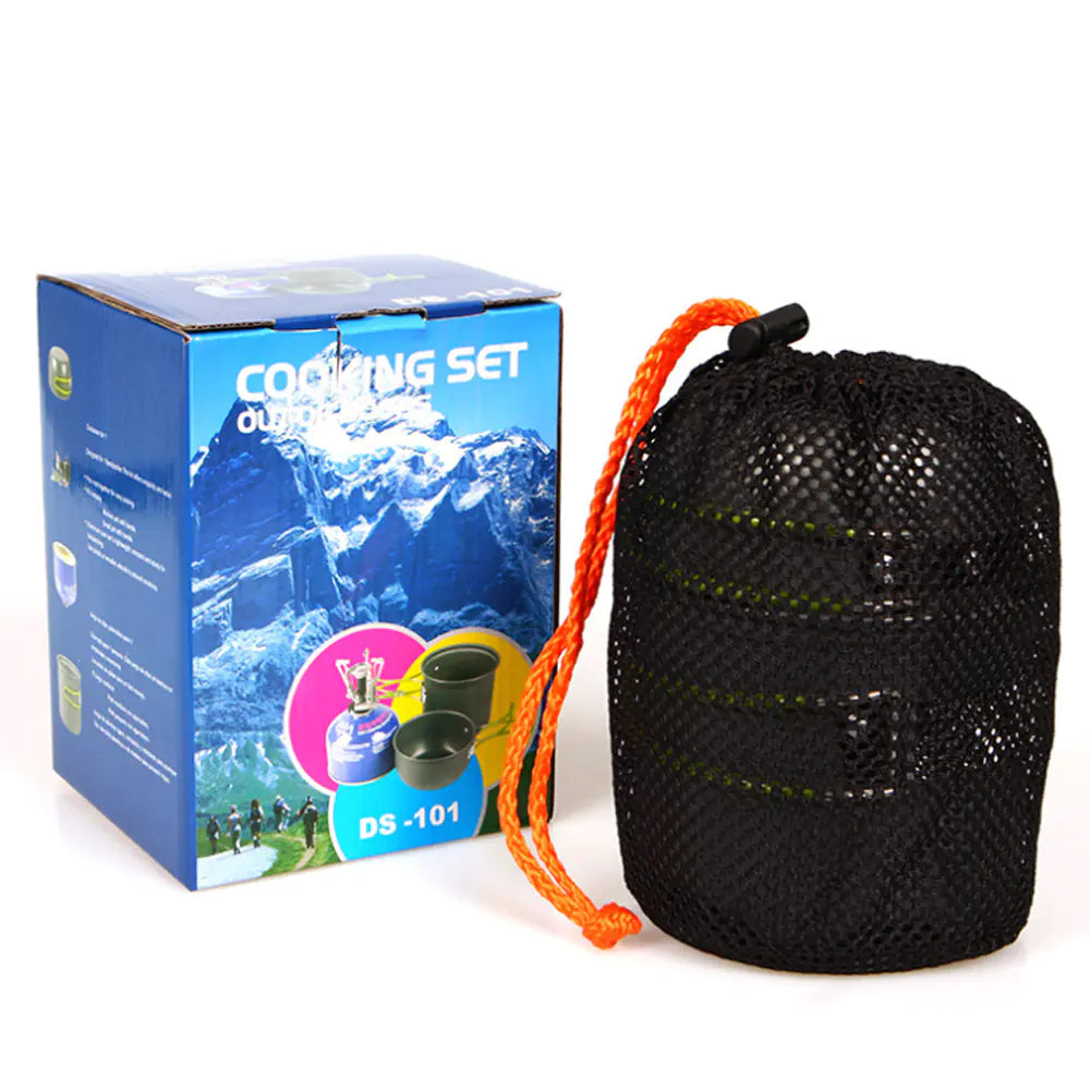 Outdoor Cooking Gear Set for 1-2 Person Camping