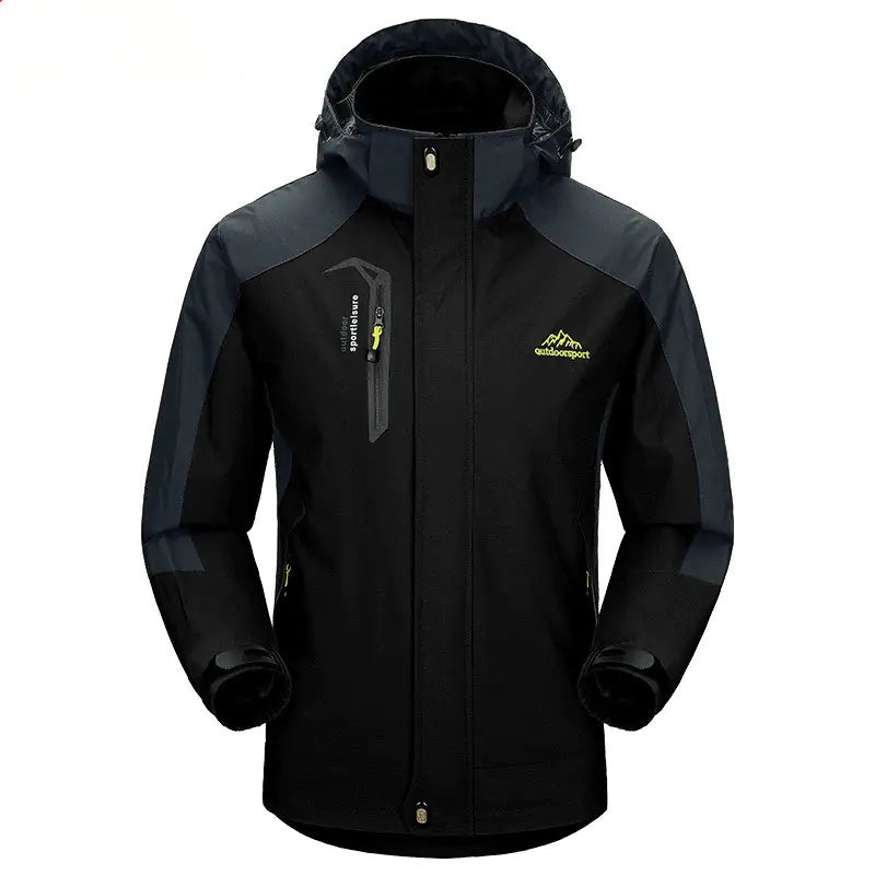 Plus Size Outdoor Men's and Women's Hooded Jackets